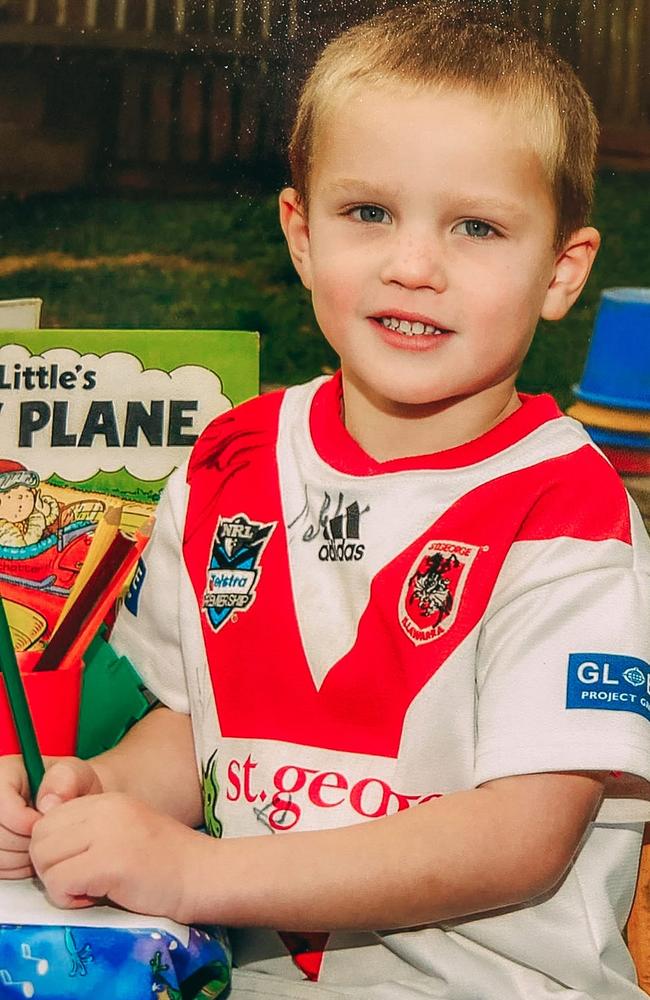 Hamish Stewart grew up a Dragons fan. Picture: Supplied