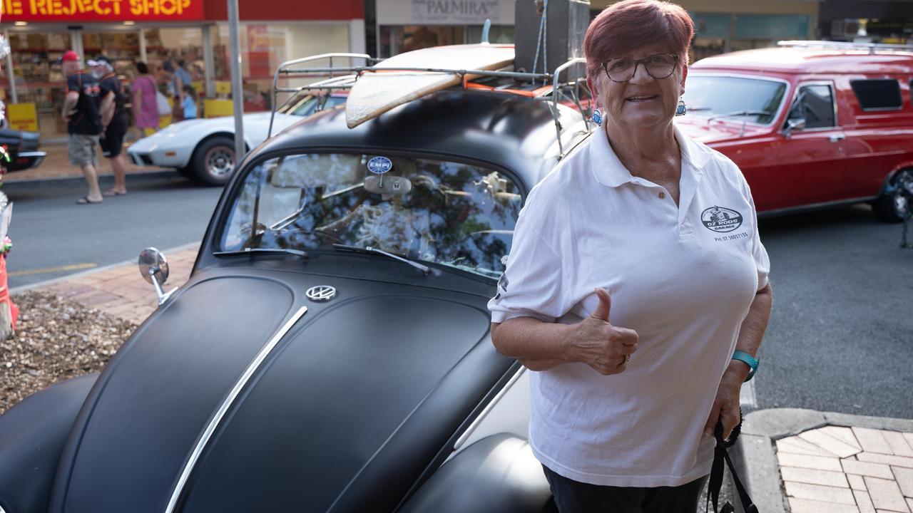 Fiona and Baydon Clissold with their '63 Ratrod Volkswagon at Mary Christmas, December 20,2023.