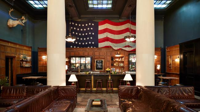 Lobby of Ace Hotel NYC. Picture: Stephen Kent Johnson