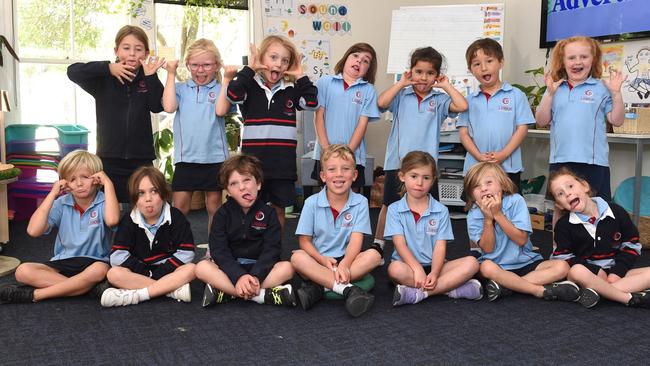 Lisieux Catholic PS. Class Carmel Rouge Back row from the Left: Mia Smith, Violet Robertson, Kit Sanderson, Beth Cayzer, Penny Wilberger, Nathan Price, Isobel McNamara Front row from the Left: Sonny Godfrey, Indiana Heskett, Joshua Dowd, Alfie McLaws, Emmy Jamieson, Alby Whittaker, Scarlett Sutcliffe