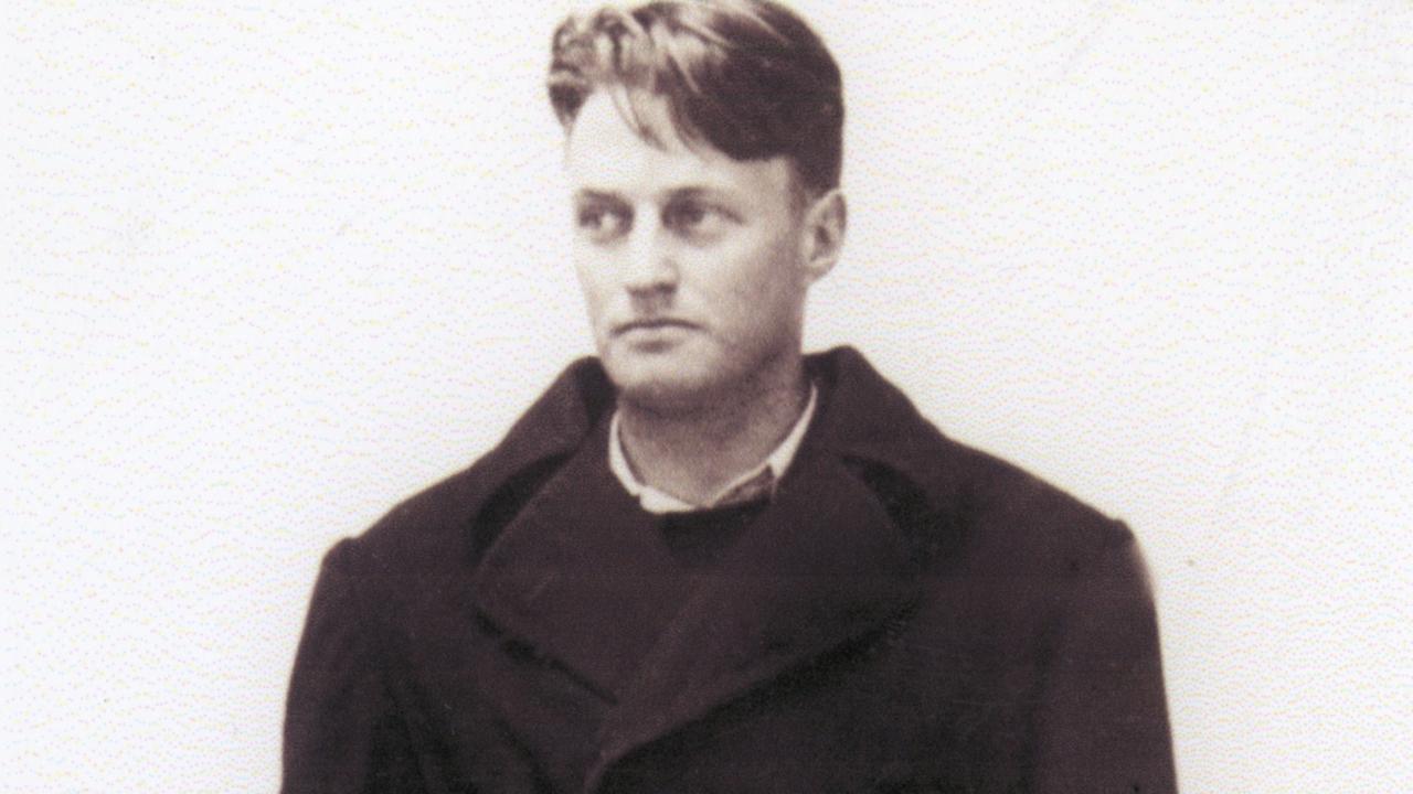 Last known picture of Australian Squadron Leader James Catanach, in his escape clothes and with his case of escape equipment, photographed by German authorities after being arrested with fellow members of the Great Escape team in March 1944. Soon after, he would be driven out to the countryside and shot by Gestapo men. Picture: The Shrine of Remembrance