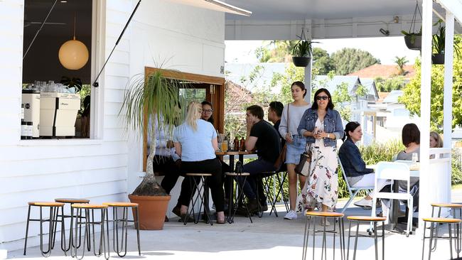 Florence Cafe offers footpath dining.