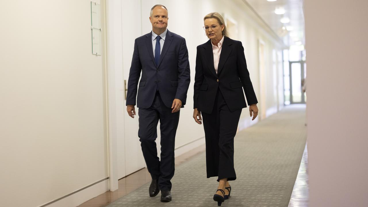 Both Ms Ley and Mr O’Brien are moderates. Picture: NewsWire / David Beach