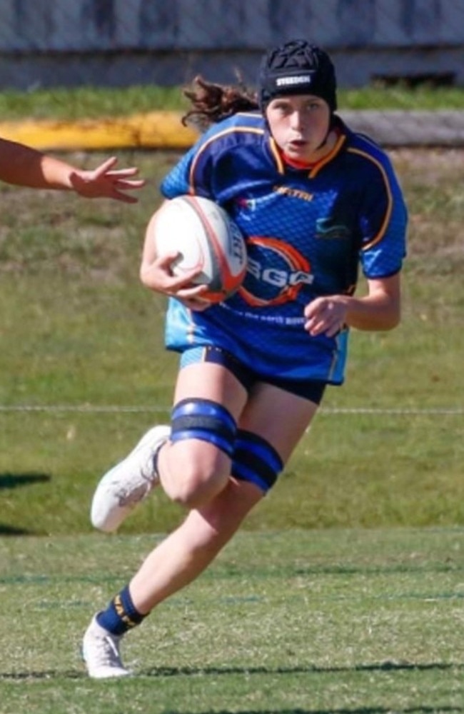 Sunshine Coast junior rugby union talent Shelbie Beardmore.