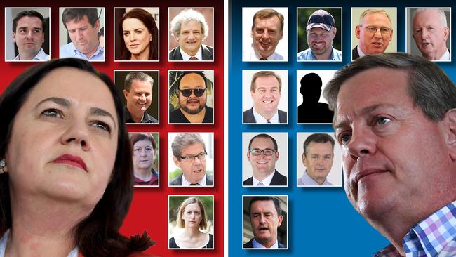 The operatives behind Annastacia Palaszczuk and Tim Nicholls have been unmasked.