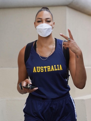 Liz Cambage has represented the Opals in two Olympics prior to the Tokyo Olympics. Picture: Instagram/ecambage