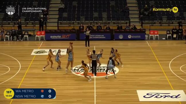 Replay: WA Metro v NSW Metro (Girls) - Basketball Australia Under-16 National Championships Day 3