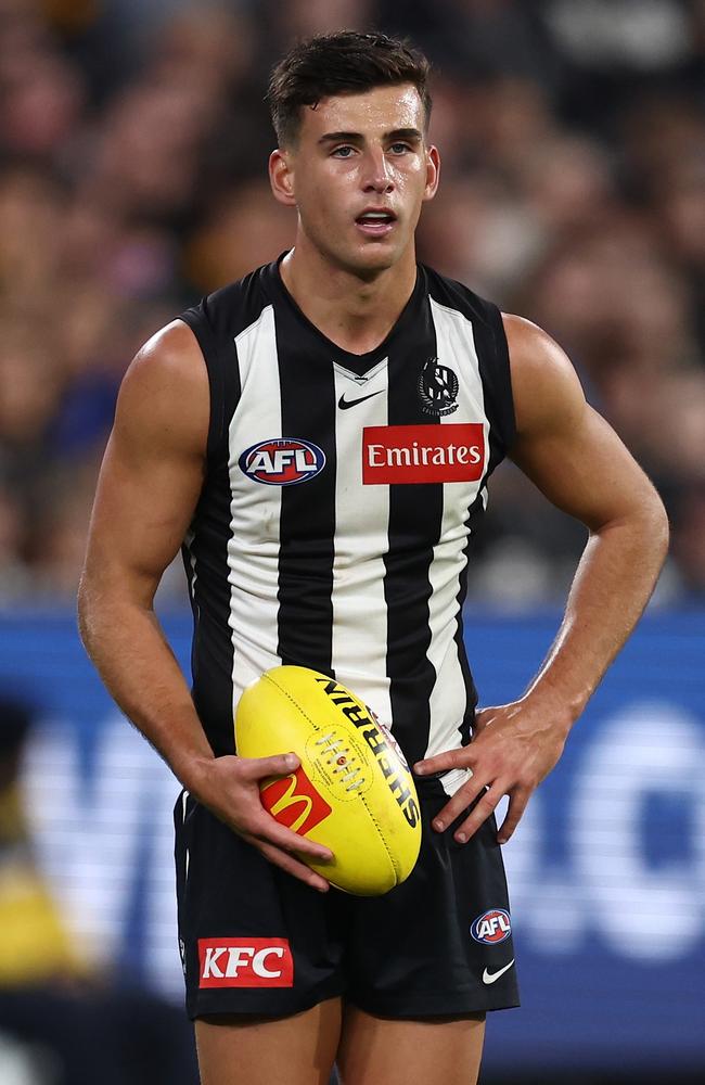 Nick Daicos made his way to the game. Picture: Getty Images