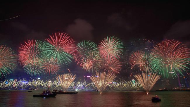 Hong Kong on January 1, 2025. Picture: AFP