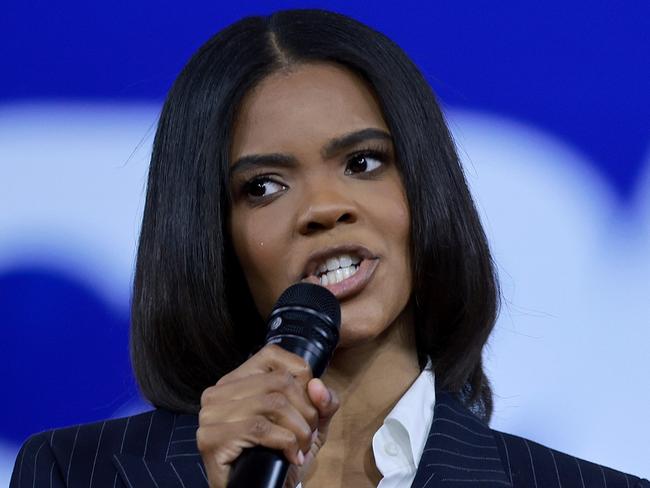 ORLANDO, FLORIDA - FEBRUARY 25: Candace Owens speaks during the Conservative Political Action Conference (CPAC) at The Rosen Shingle Creek on February 25, 2022 in Orlando, Florida. CPAC, which began in 1974, is an annual political conference attended by conservative activists and elected officials.   Joe Raedle/Getty Images/AFP == FOR NEWSPAPERS, INTERNET, TELCOS & TELEVISION USE ONLY ==