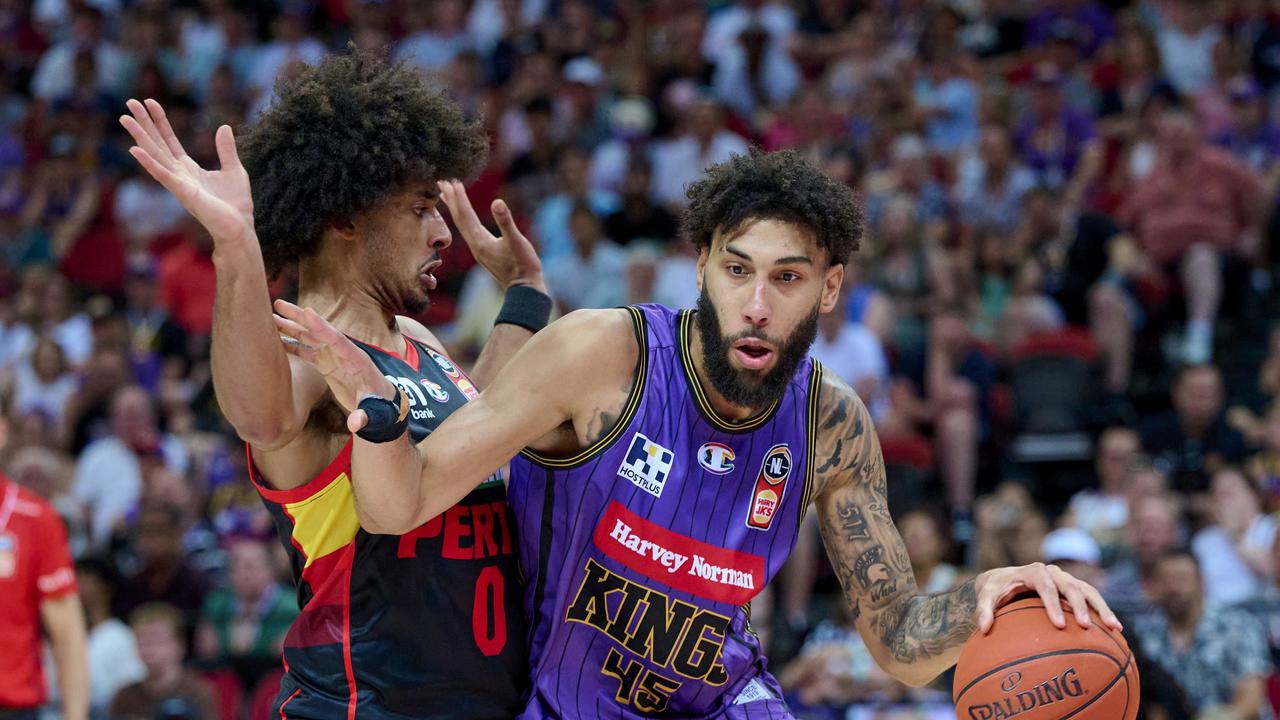 Denzel Valentine of the Kingsduring the round 16 NBL match between Sydney Kings and Perth Wildcats in Sydney. Picture: Brett Hemmings/Getty Images.