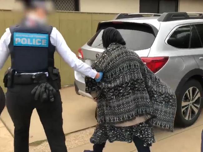 One of the woman charged over the forced marriage.