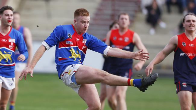 Cameron Johns in action for Huonville Lions. Picture: Nikki Davis-Jones