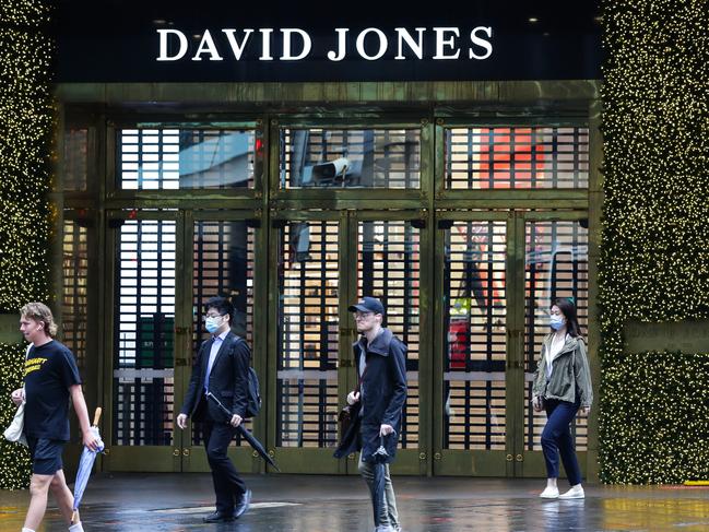 David Jones sales defy Covid hit