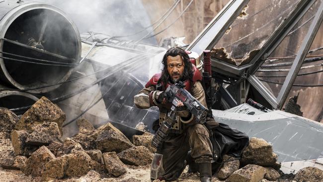 Baze Malbus (played by Jiang Wen) is one of the rebels who fights the Empire.