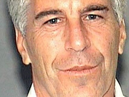 Paedophile Jeffrey Epstein in one of his police mug shots. Picture: AFP