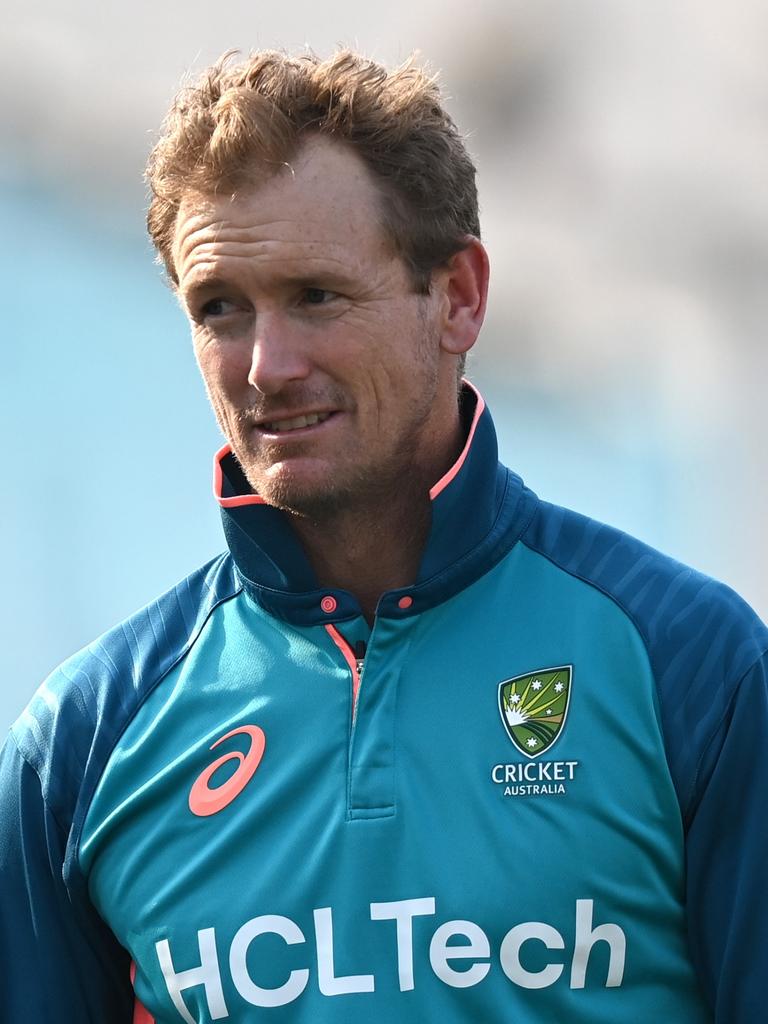 George Bailey and the Aussies read the pitch to perfection. (Photo by Gareth Copley/Getty Images)