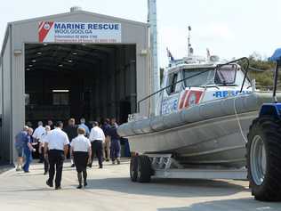 Marine Rescue Woolgoolga crews will protect vessels north of Coffs Harbour from its new operational base on the Arrawarra Headland. . Picture: Trevor Veale