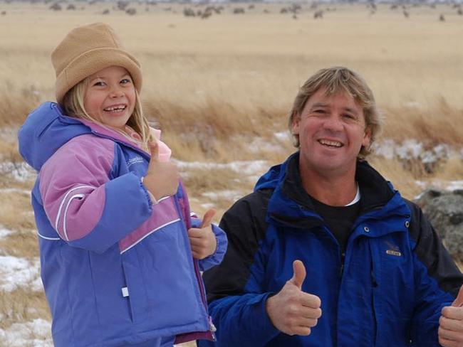 Bindi and Steve Irwin.