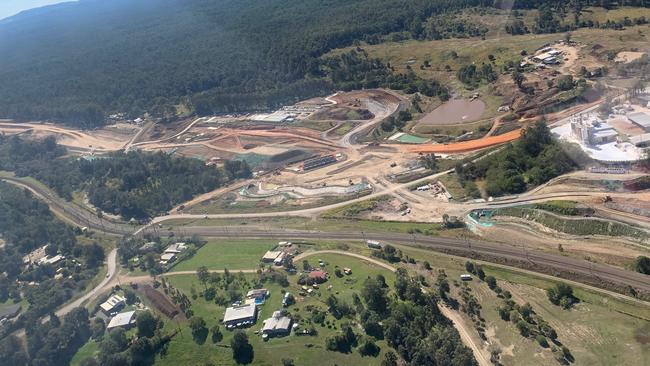 The bypass is still expected to be finished and opened by the middle of 2024. Picture: Bruce Devereaux.