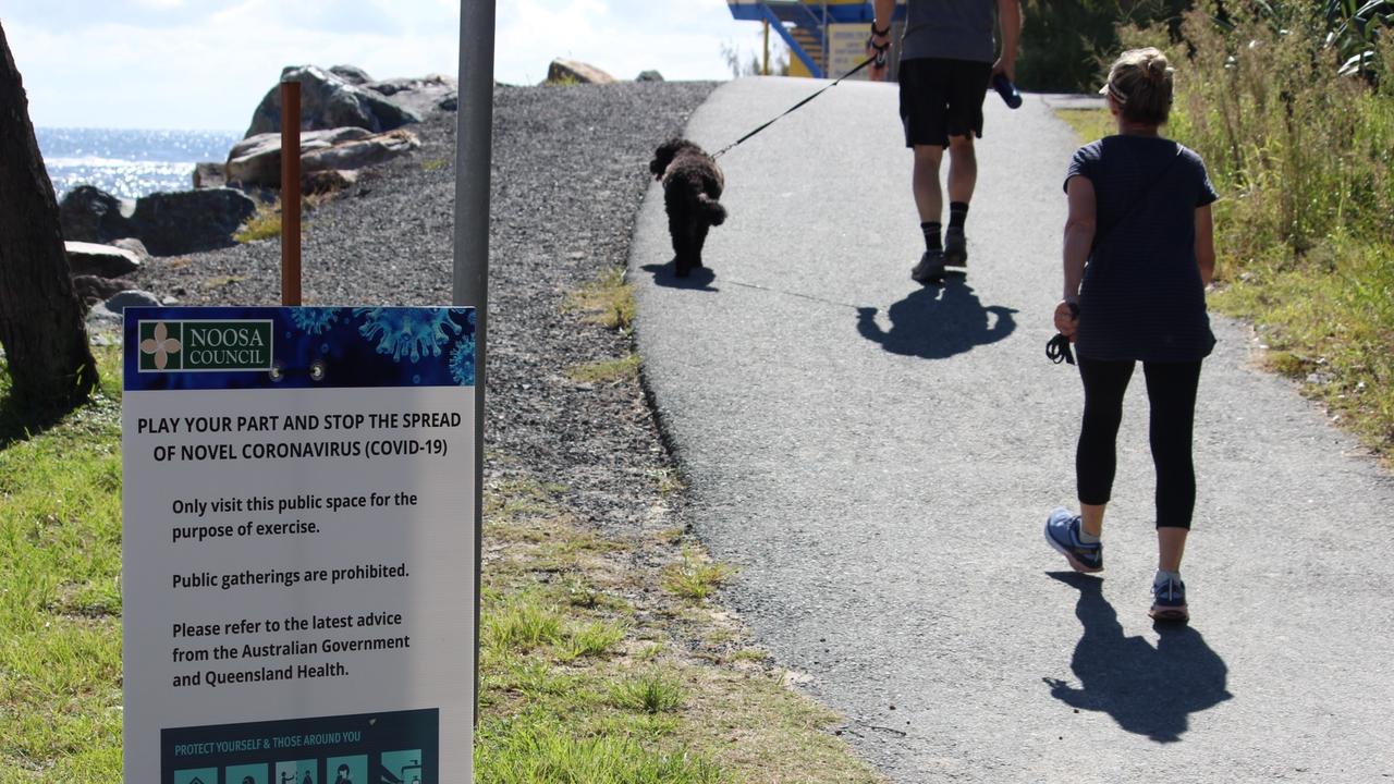 Noosa public spaces during coronavirus (COVID-19) pandemic. Noosa Spit Recreation Reserve.