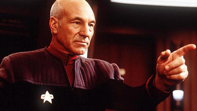 Patrick Stewart says the world has changed a lot since the first signed on to play Captain Jean-Luc Picard in Star Trek: The Next Generation.