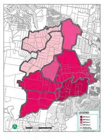 Moreton Bay Regional Council phasing for the development of Caboolture West.