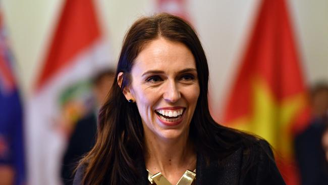 New Zealand's Prime Minister Jacinda Ardern at a meeting for the Trans Pacific Partnership (TPP) during an Asia-Pacific Economic Cooperation (APEC) meeting in Danang, Vietnam, Friday, November 10, 2017. (AAP Image/POOL/Mick Tsikas) NO ARCHIVING