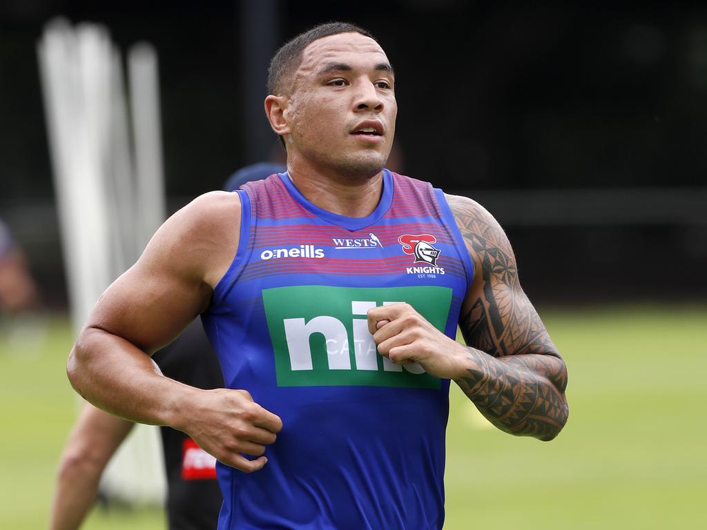 Tyson Frizell is one of Newcastle’s big hopes in their search for a title. Picture: Jonathan Ng