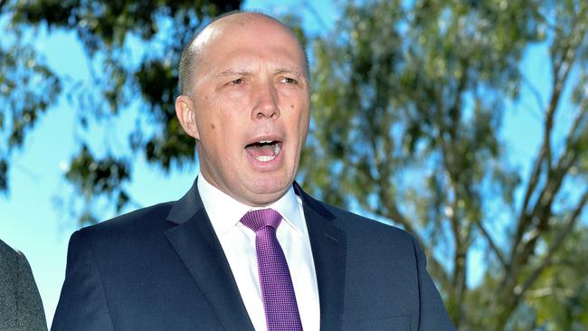 Peter Dutton has overseen a cut in migration. (Pic: Bradley Kanaris/AAP)