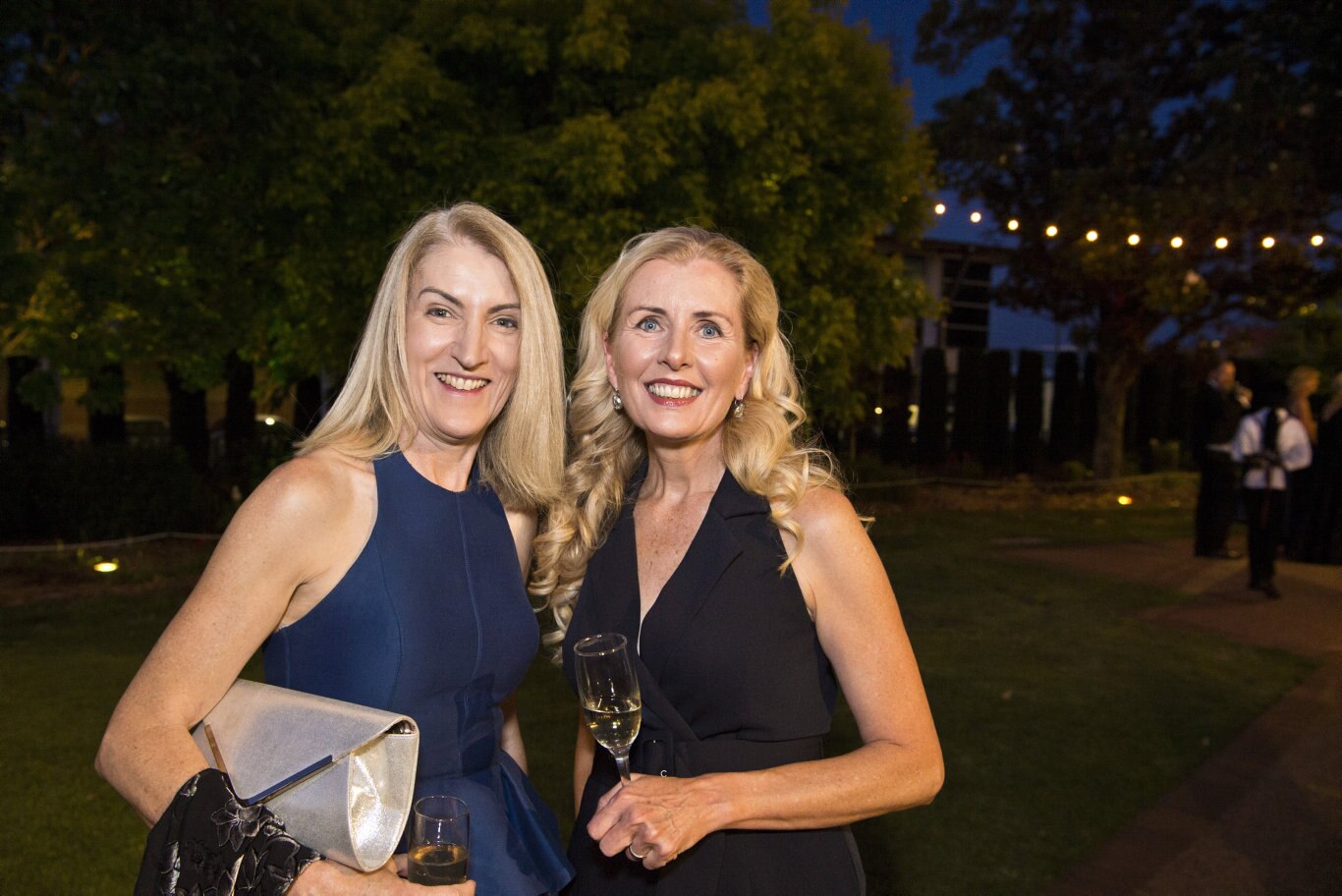 Camille Bath (left) with Carole Robinson at Empire Theatres for the Order of St John gala dinner, Saturday, October 26, 2019. Picture: Kevin Farmer