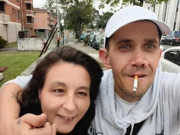 Simon Nichols’ mate Scott Marshall (right), pictured with his girlfriend Tammie Farrugia. Nichols and Marshall met in prison, with all three were arrested on the “periphery” of the Dural caravan investigation.