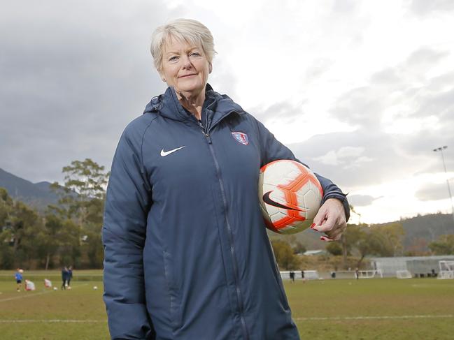 South Hobart Football Club president Victoria Morton. Picture: PATRICK GEE