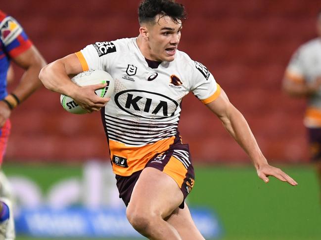 NRL 2021 RD21 Newcastle Knights v Brisbane Broncos - Herbie Farnworth Picture NRL Images