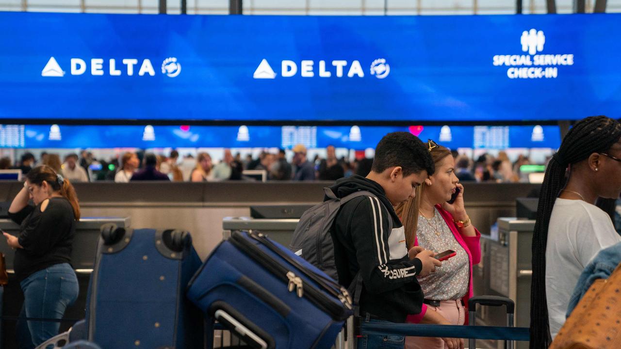 In total, the plane was eight hours late to its destination. Picture: David Dee Delgado / Getty Images via AFP