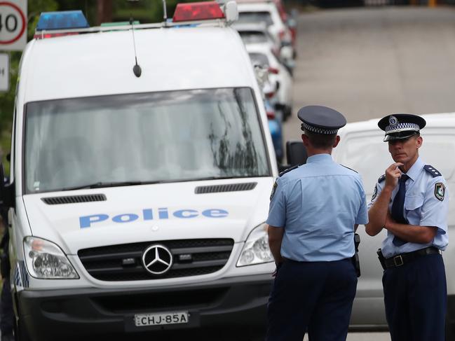 SYDNEY, AUSTRALIA - NewsWire Photos November 12, 2020: A man has been shot on Highlands Avenue in Wahroonga today. Police have closed the street and established a crime scene. Picture: NCA NewsWire / David Swift