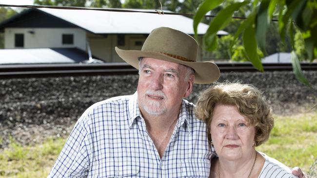 Stan and Suz Corbett have been campaigning against the Inland Rail for many years. Image/Renae Droop