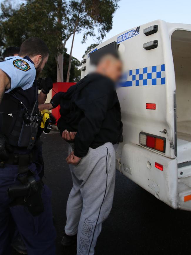 One of the men charged over the statewide drug supply network. Picture: NSW Police