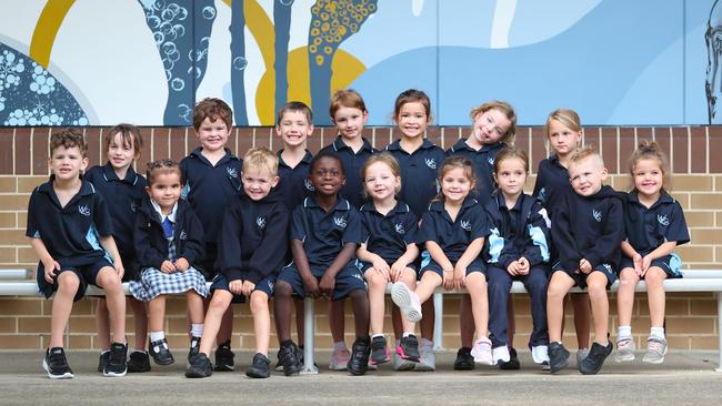 Wadalba Community School kindy class KM. Picture: Sue Graham