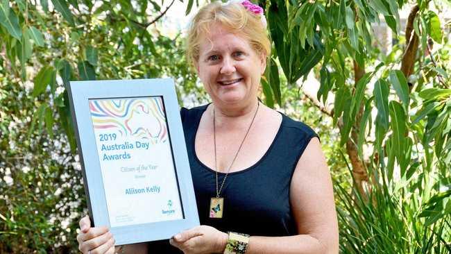 Lismore City Council's Citizen of the Year Aliison Kelly.