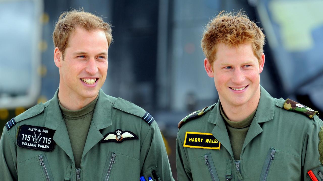 The brothers were best man at each other’s wedding. Picture: AFP/PAUL ELLIS