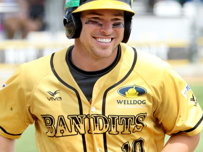 Trent Oeltjen playing for Brisbane Bandits. Picture: Sarah Marshall