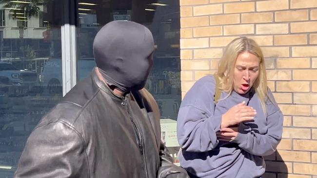 The rapper launched into a long tirade before finally giving back the woman’s phone. Picture: Backgrid