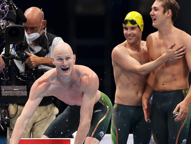 The Aussie team smashed the world record. Picture: Getty Images