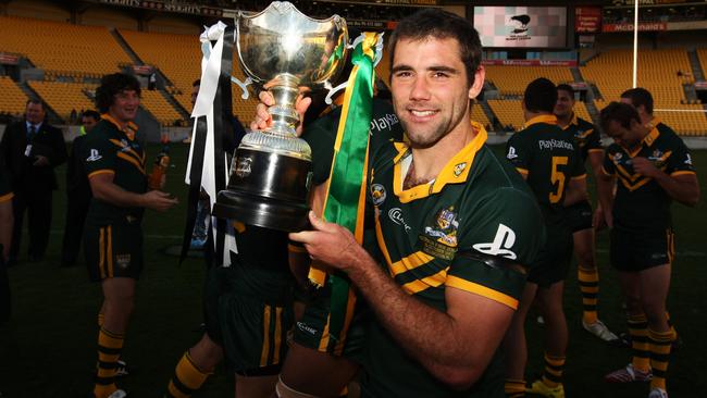 Cameron Smith after captaining Australia to victory in Centenary Test against New Zealand in Wellington in 2007