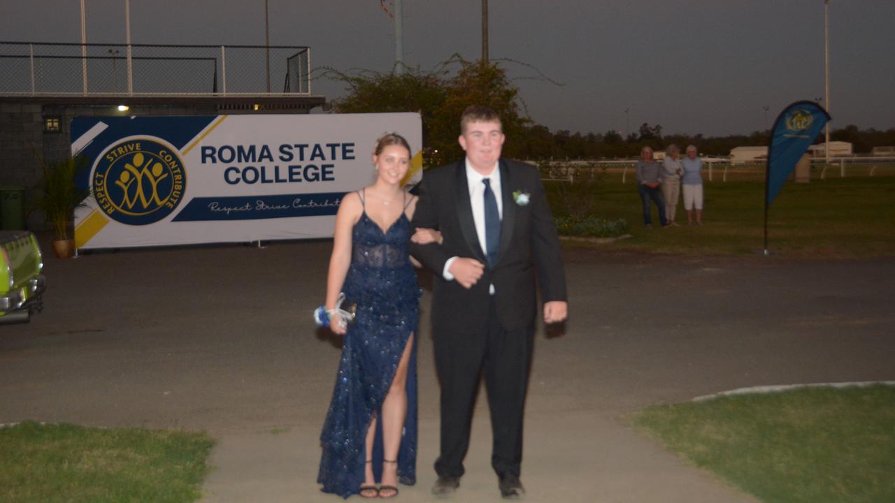 Roma State College formal 2024. Benson Graham and Abby Keen.