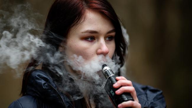 Vapes are being sold in record numbers in Australia despite being illegal. Picture: iStock