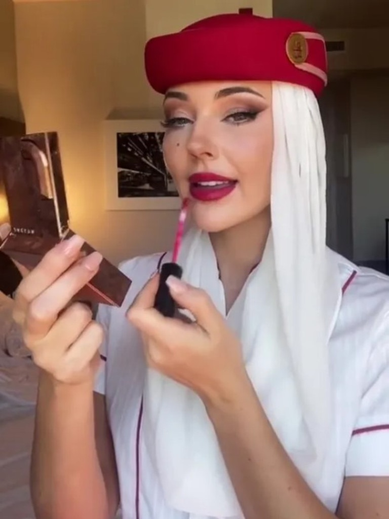 Danielle revealed fun facts about the posh uniform. Picture: danidboyy1 / TikTok