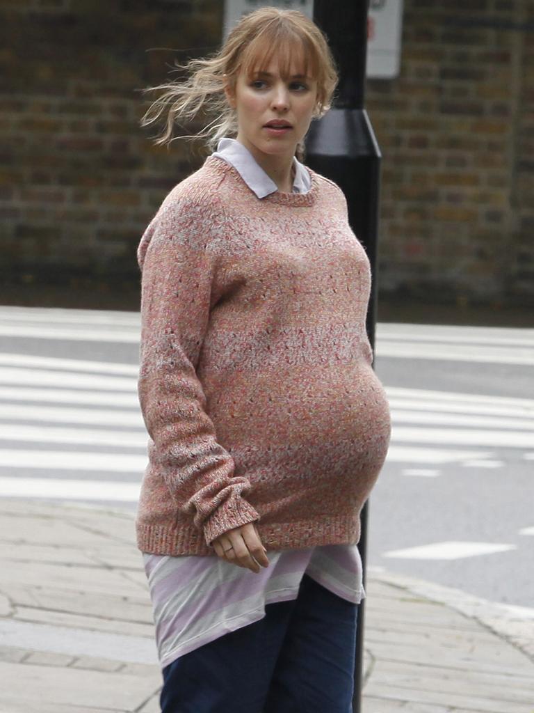 Rachel McAdams filming ‘About Time’ in London, England. Picture: Getty