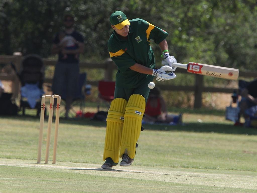 Travis takes a day off filming to represent Australia in a Celebrity Cricket Marathon in California. Picture: Frazer Harrison/Getty Images